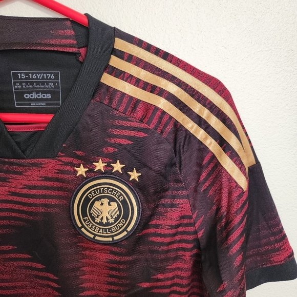 Boys Adidas Germany 2022-23‎  Away Match Jersey Size XL - Picture 2 of 10